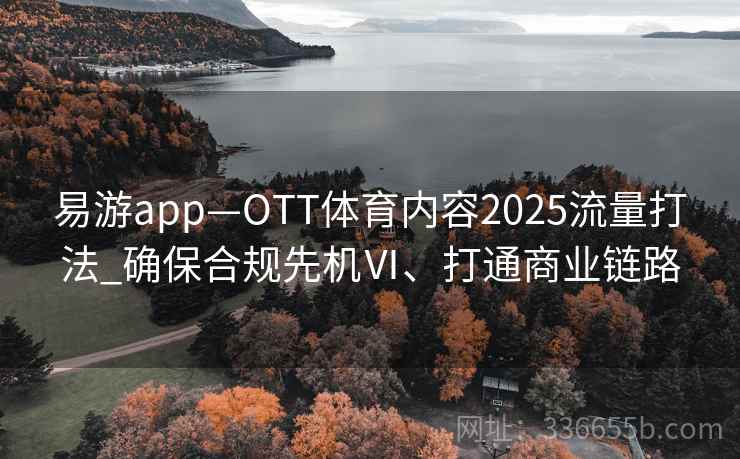 易游app—OTT体育内容2025流量打法_确保合规先机Ⅵ、打通商业链路
